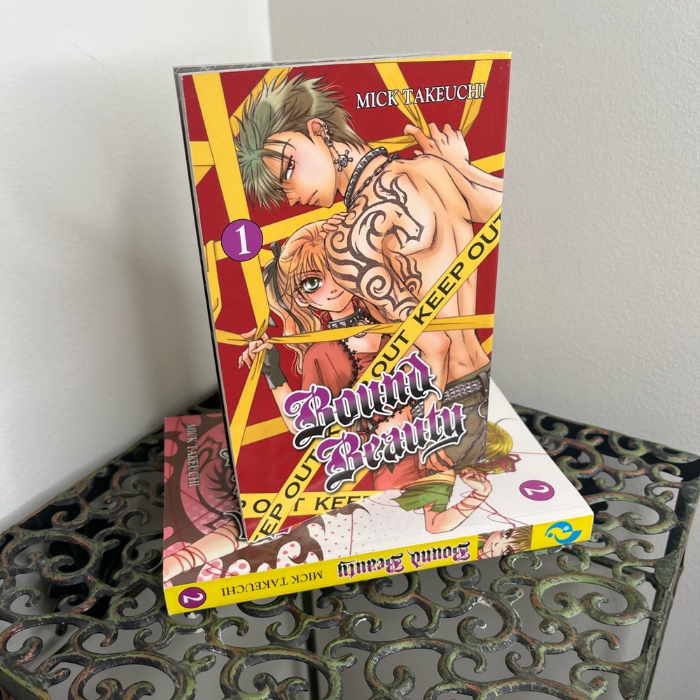 GO COMI Bound Beauty by Mick Takeuchi # 1 and 2 Manga Graphic Novel